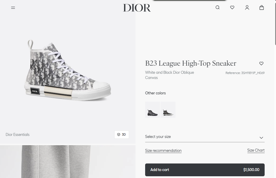 Dior B23 Oblique High Tops