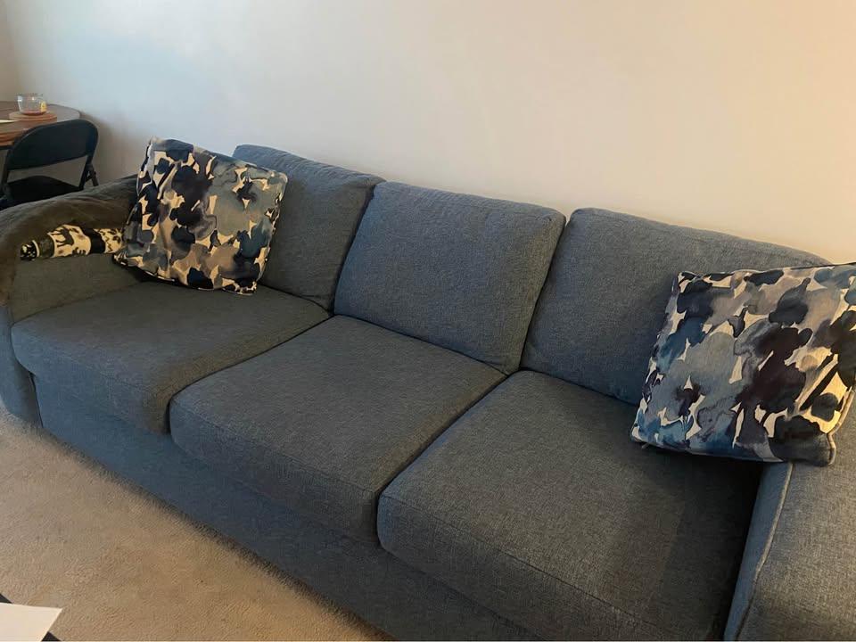 3-Seater Couch with Cushions – Super Comfortable - photo 2