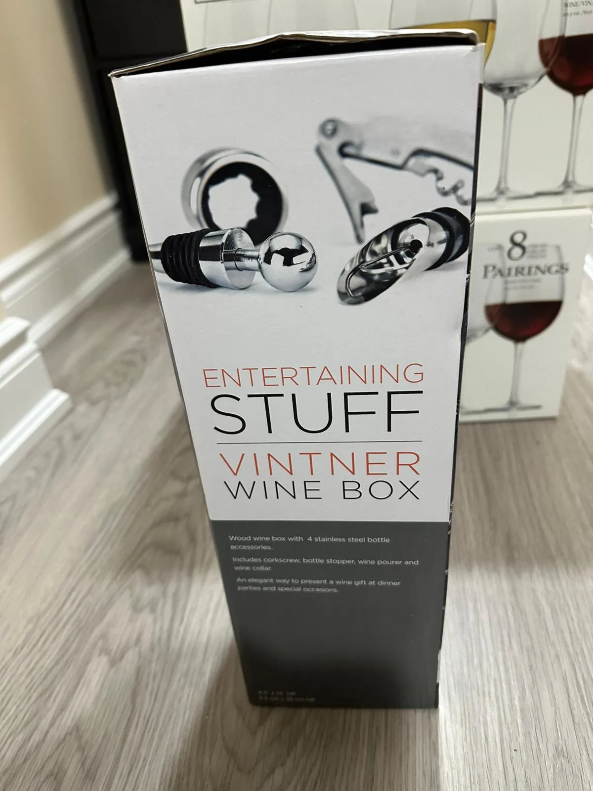 [BRAND NEW] Wine Box Set - Black image indicator(6)