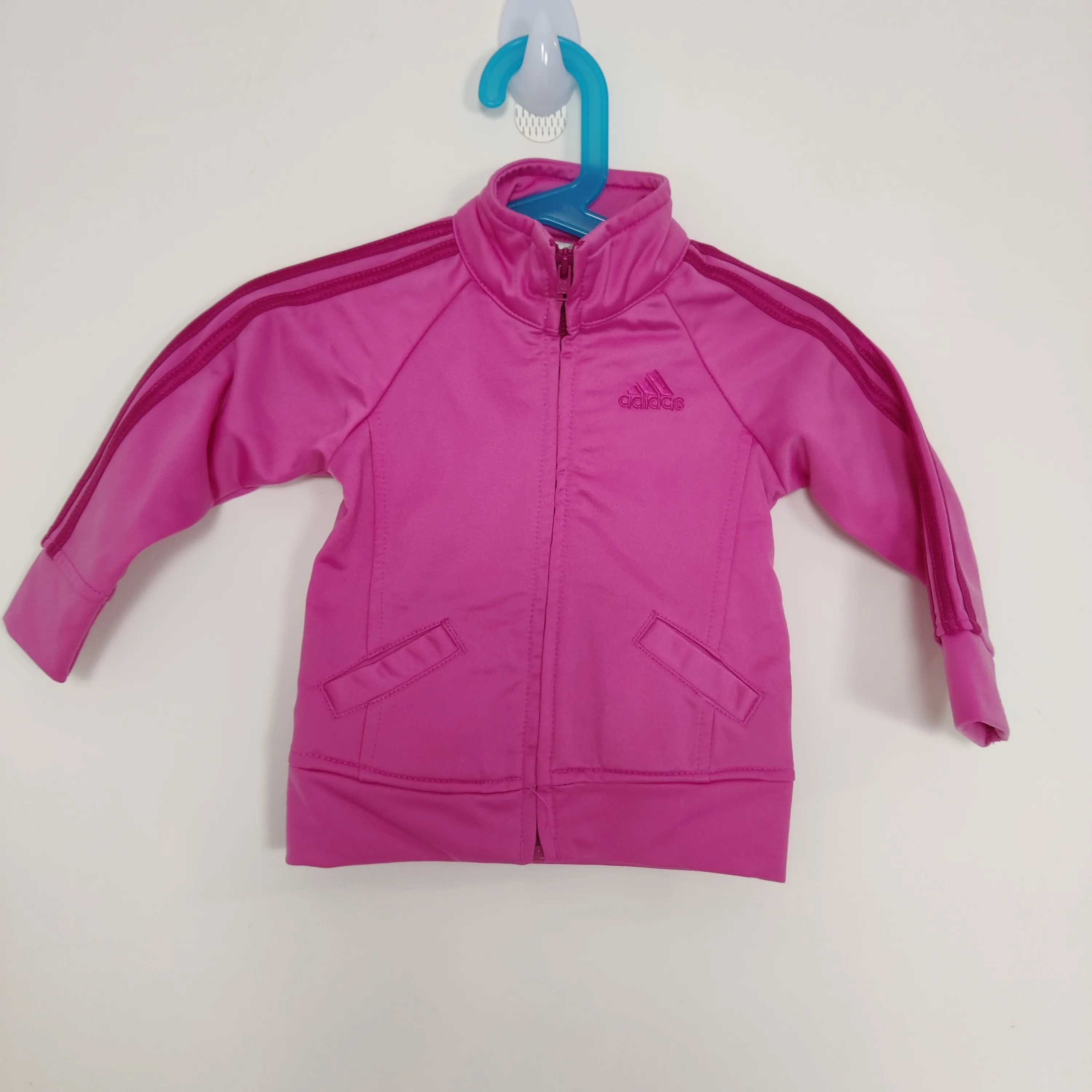 Adidas Girl's Zip Up Sweatshirt Size 9 Months thumbnail