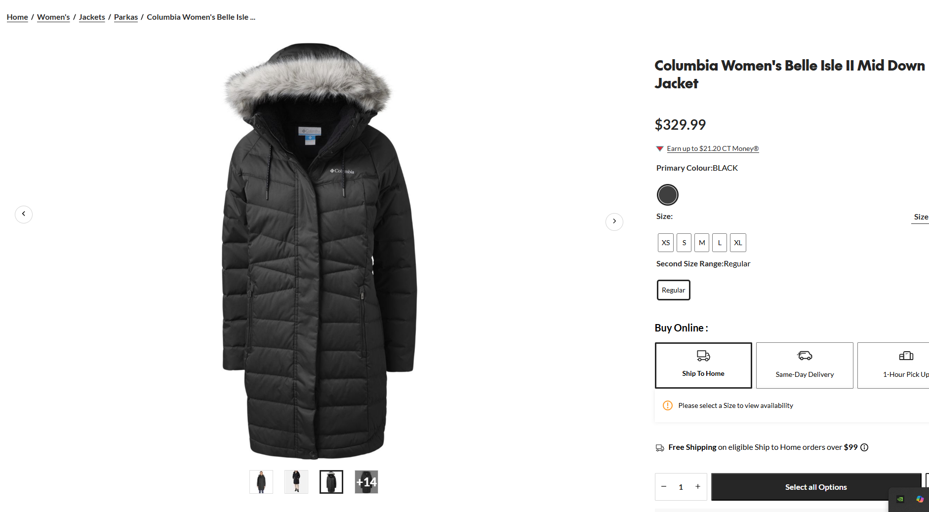 COLUMBIA Belle Isle II Mid Down Jacket - photo 4