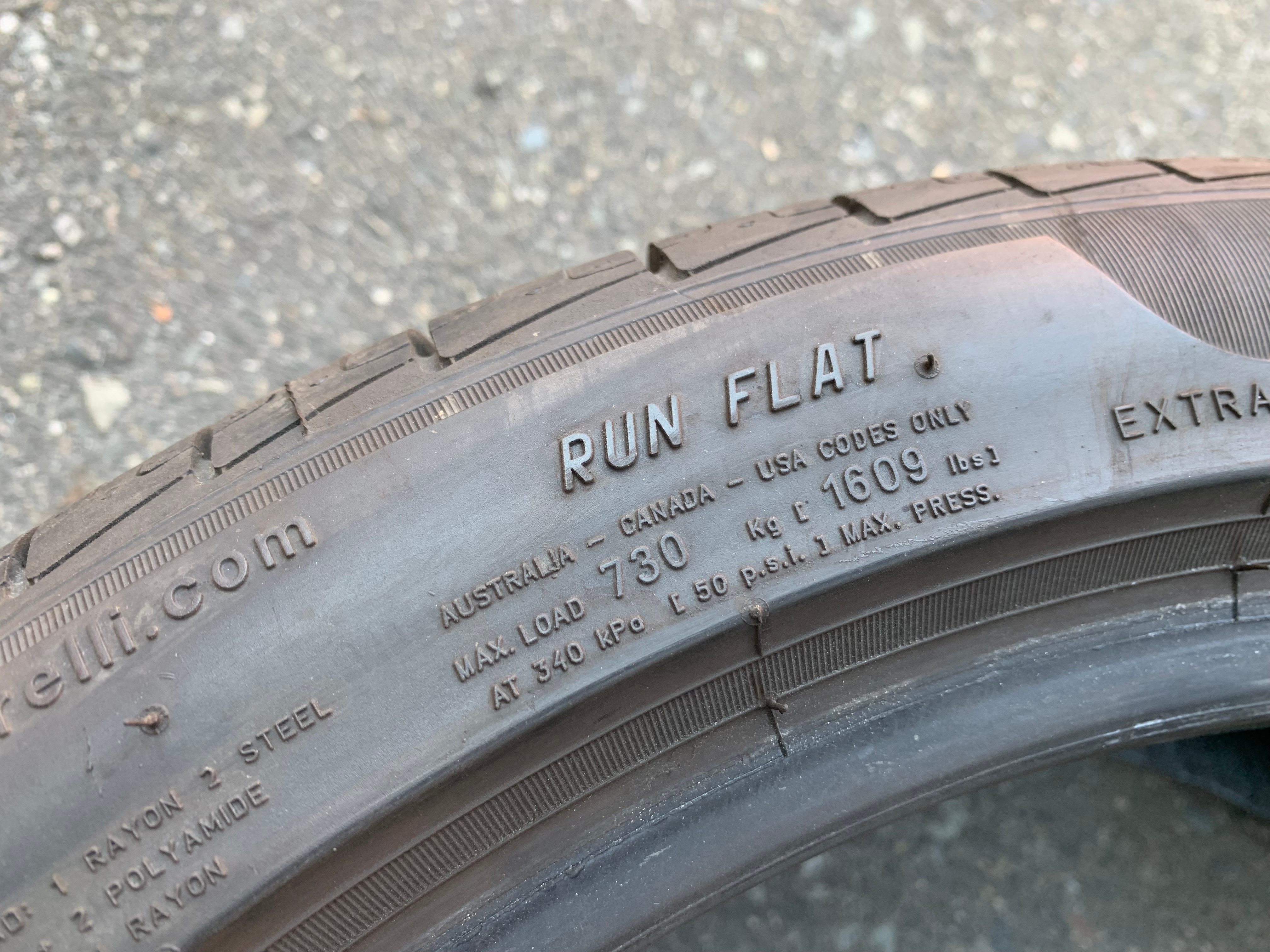 1 x single 245/40/18 Pirelli P7 Cinturato A/S RFT 99% like new - photo 5