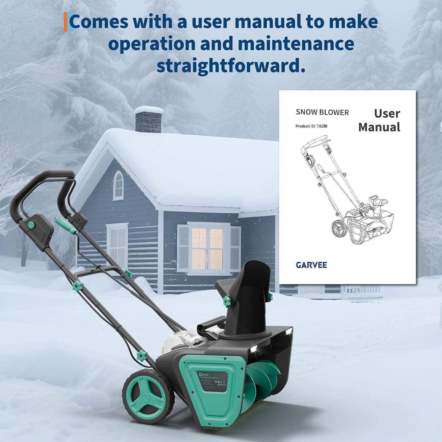 New 40V 20" Cordless Snow Blower - photo 5