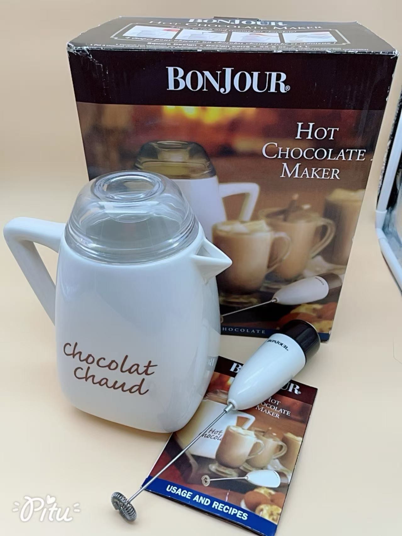 Bonjour Hot Chocolate Maker set