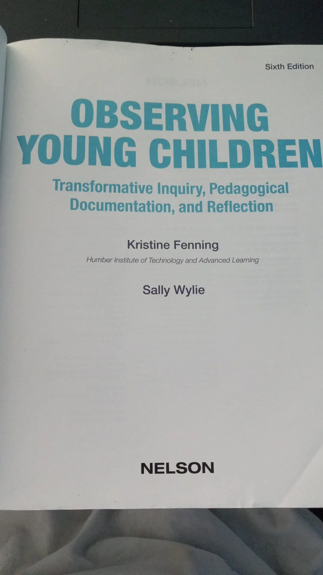 OBSERVING YOUNG CHILDREN 6th Edition (USED) TEXT BOOK ECE image indicator(7)