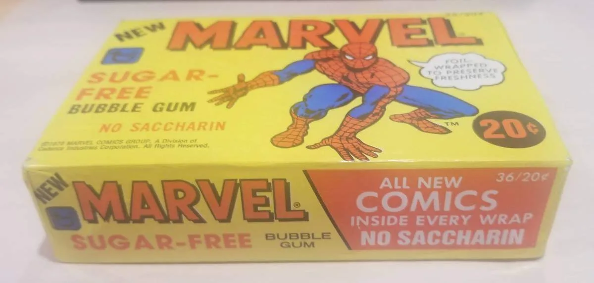 1978 Topps Marvel Sealed Gum Box – Spider-Man Art Pedigree Copy image indicator(4)