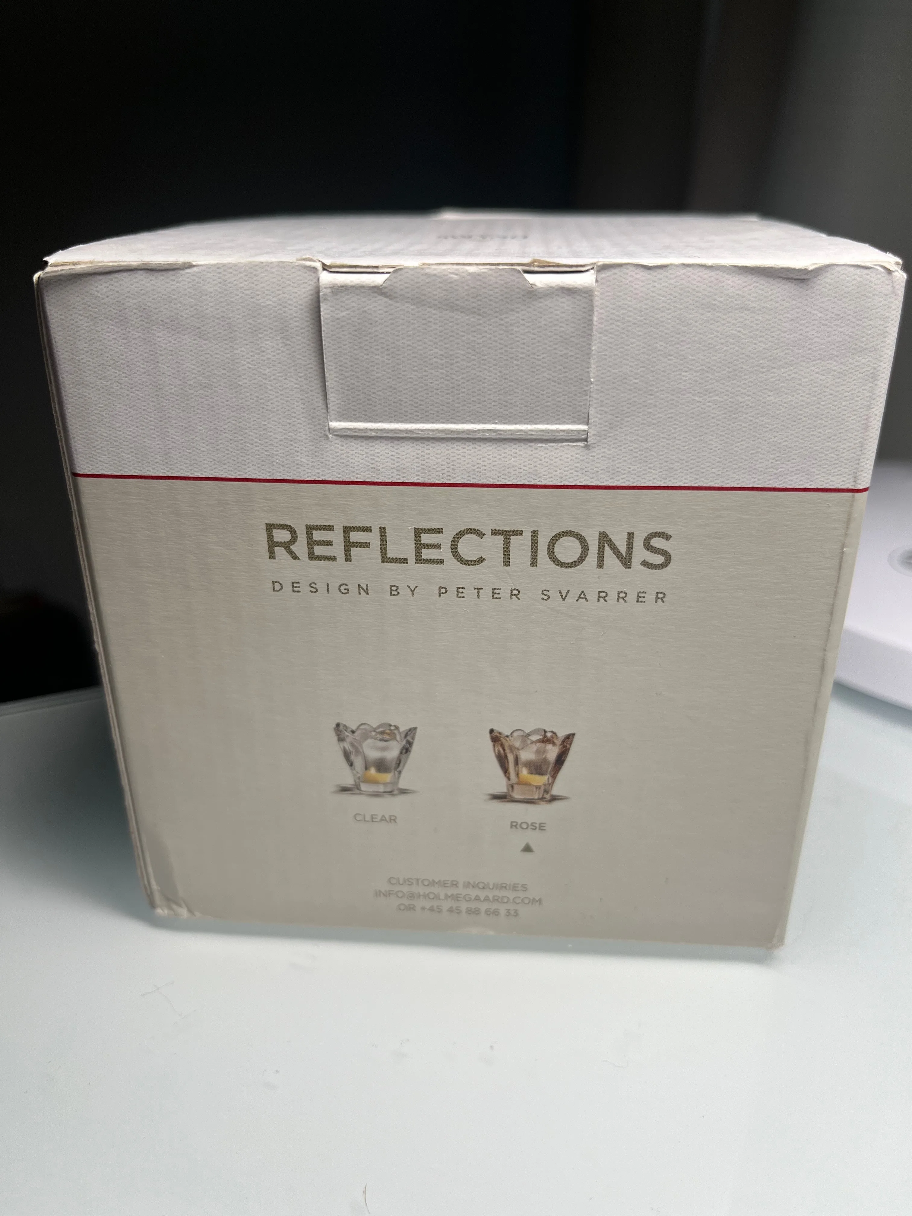 Homegaard Reflections Sunrise Candle Holder - Rose Colour image indicator(6)