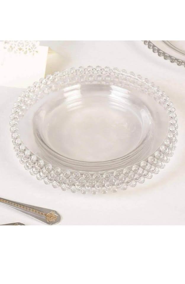 Lawei 12 Pack Clear Charger Plates, 13 Inch - photo 2