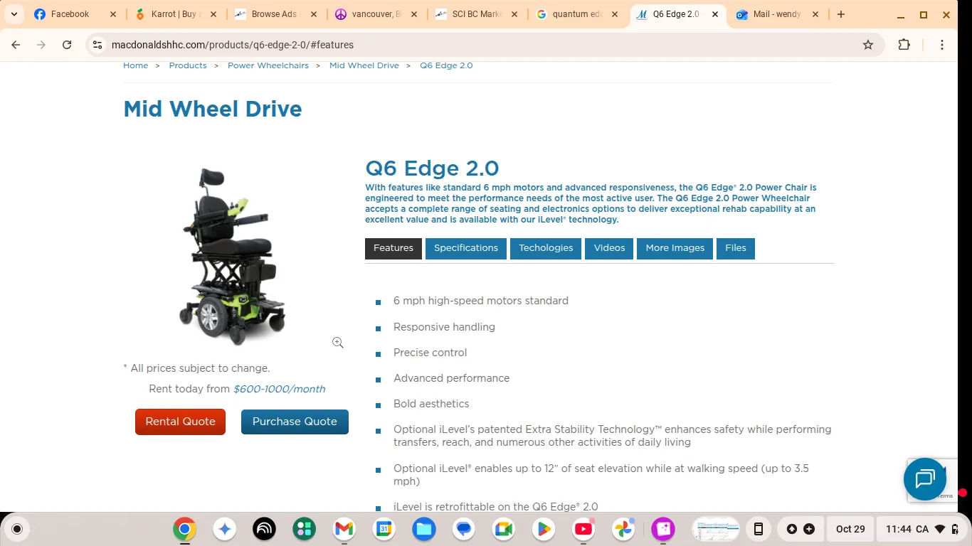 Quantum Q6 Edge 2.0 Power Wheelchair image indicator(5)