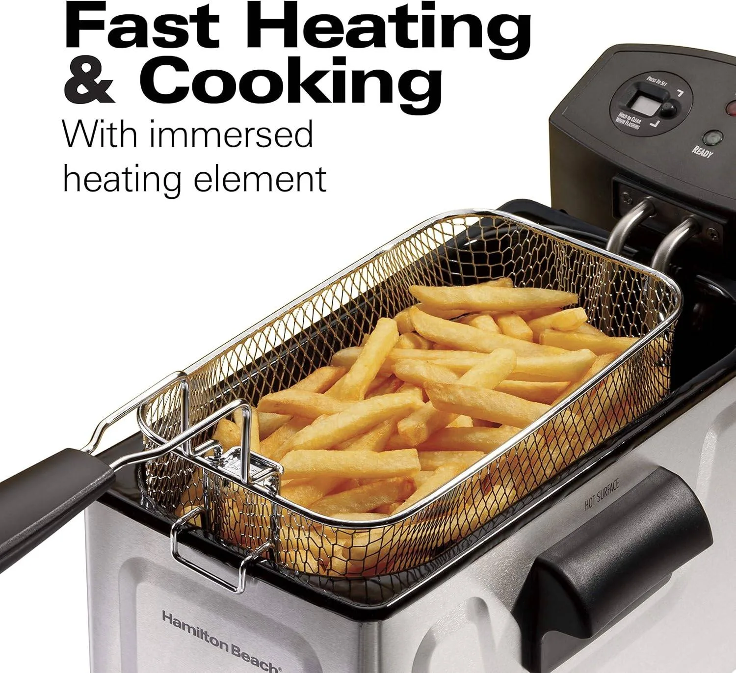 Hamilton Beach 3L Professional Grade Electric Deep Fryer image indicator(4)