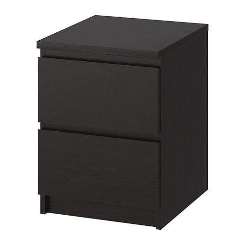 IKEA Bedside Table – Black-Brown (Like New!)