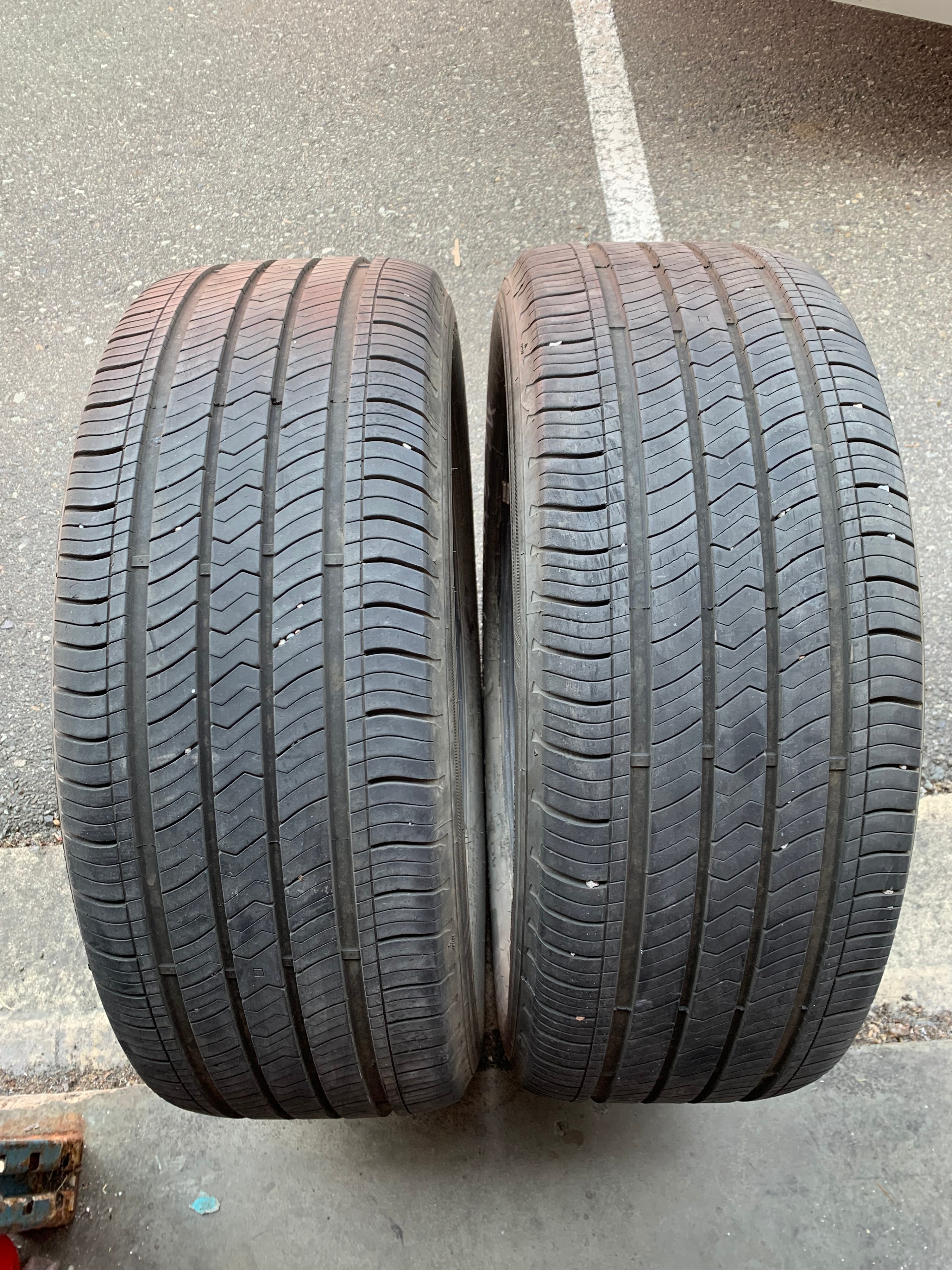 Pair of 245/50/20 M+S 102V Cooper Adventure A/S with good tread