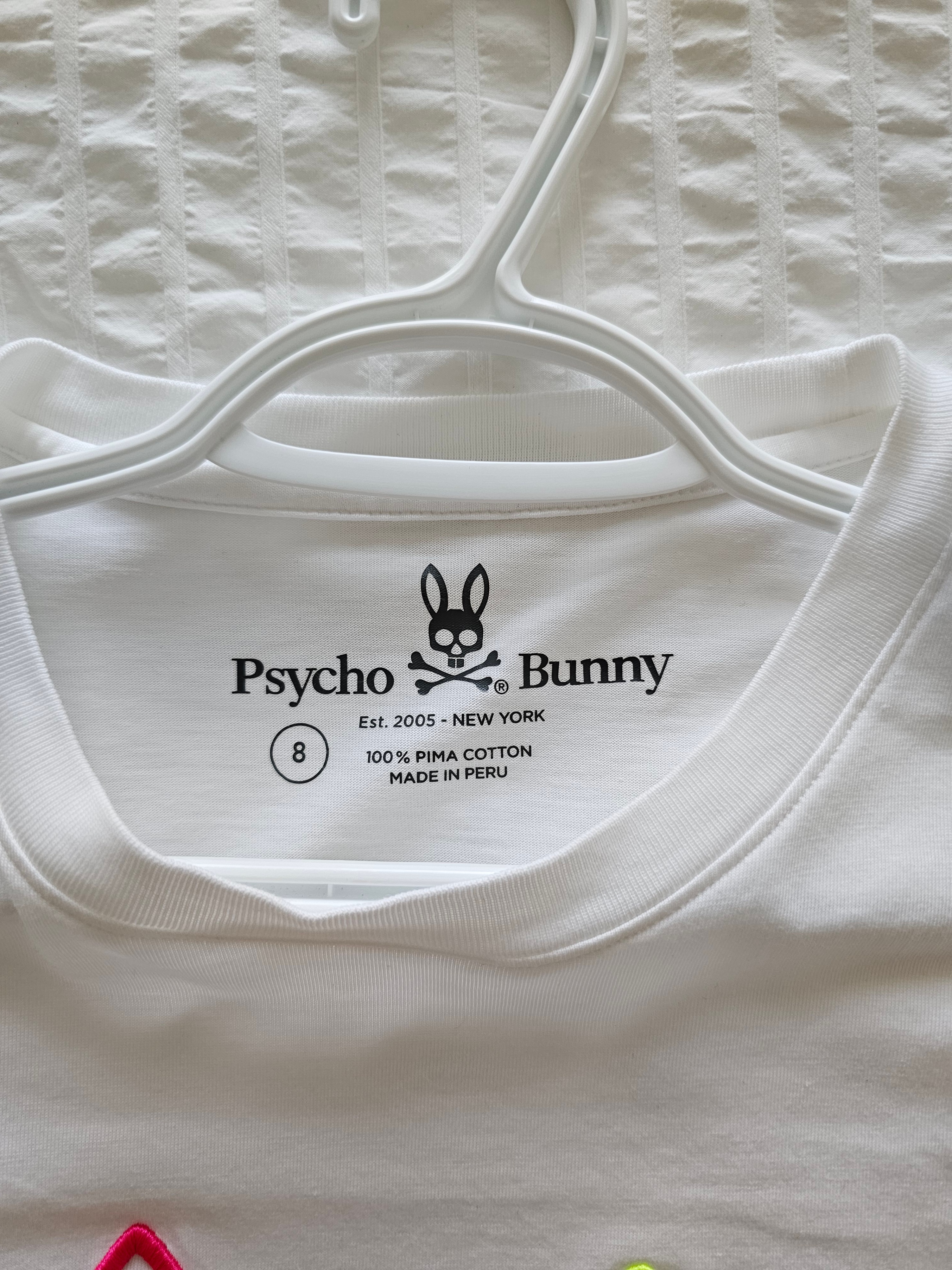 "Psycho Bunny" White Designer Shirt - photo 5