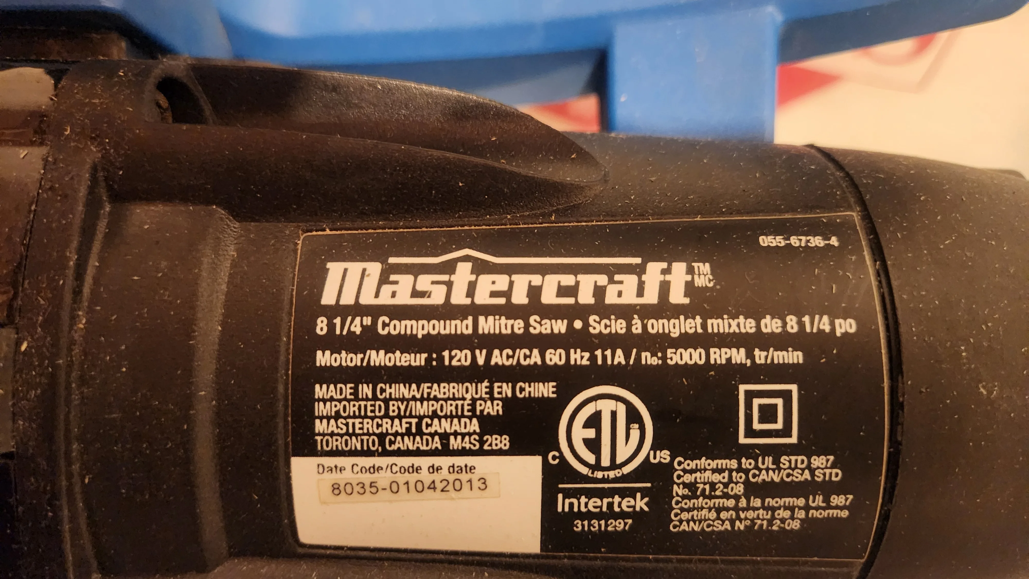 Mastercraft 8 1/4 inch mitre saw image indicator(4)