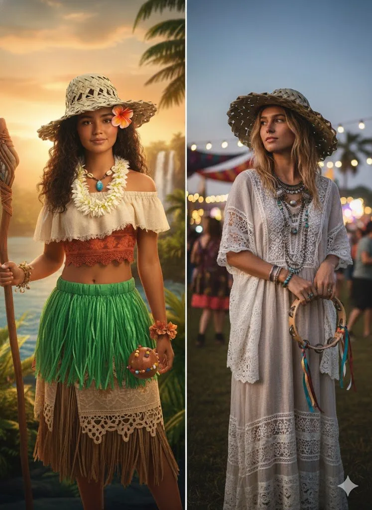 Tropical Straw Party Hat – New, Adult Size image indicator(7)