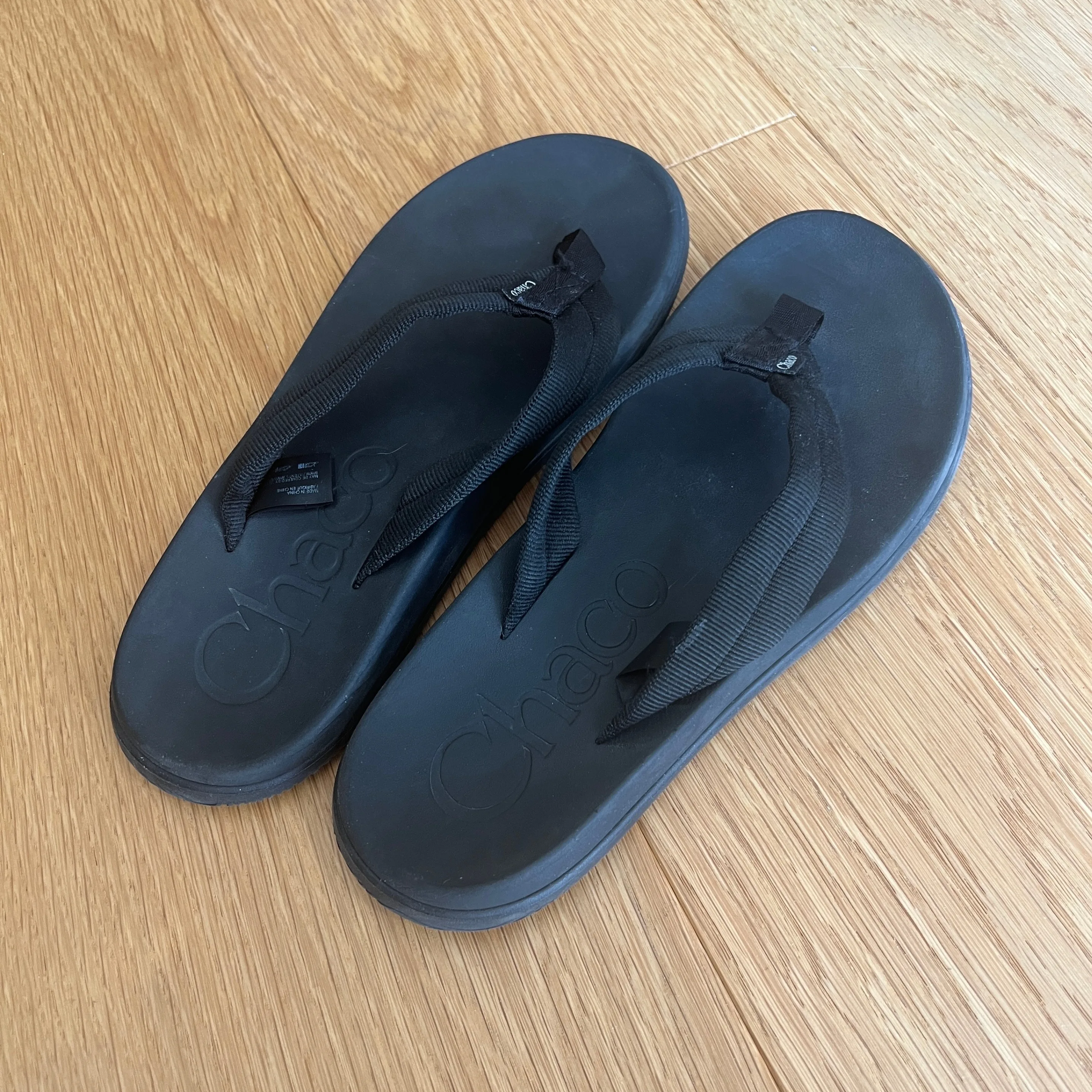 Chaco Black Unisex Chillos Flipchillos Flip Flops - 39 EU image indicator(2)