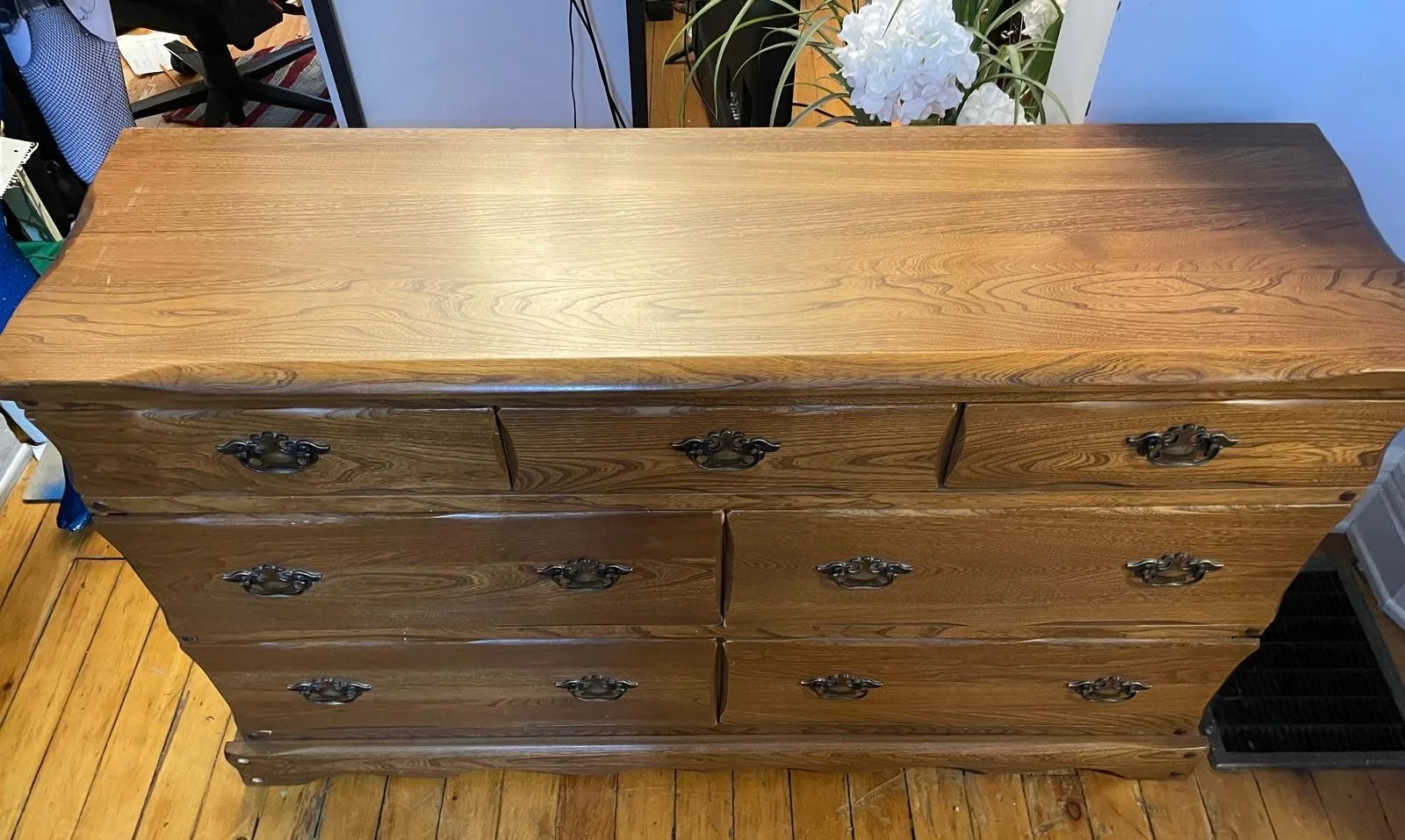 Mid-Century Walnut 7-Drawer Dresser – $200 thumbnail