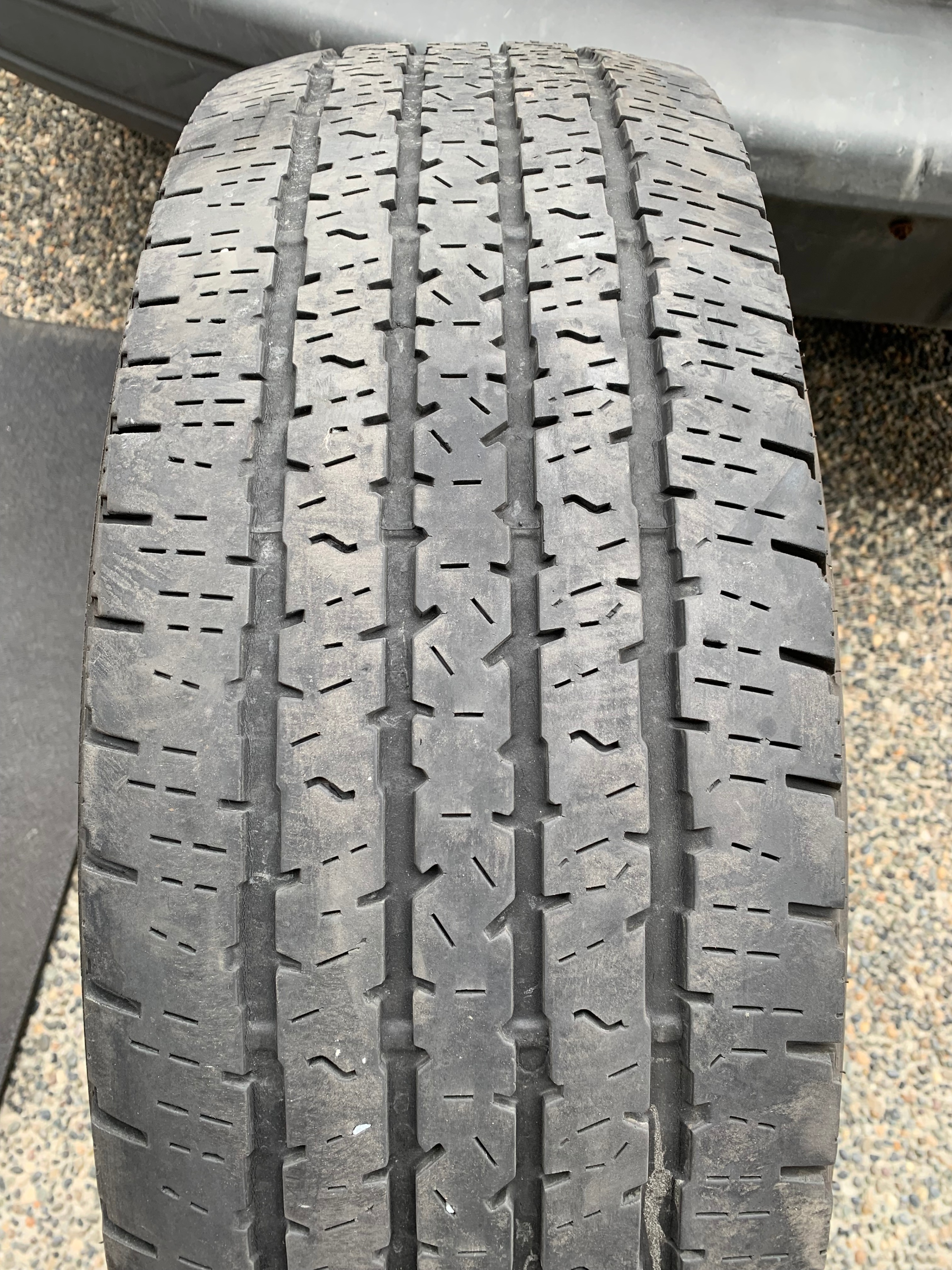 1 X single LT 275/70/18 M+S Firestone transforce HT w 50% tread