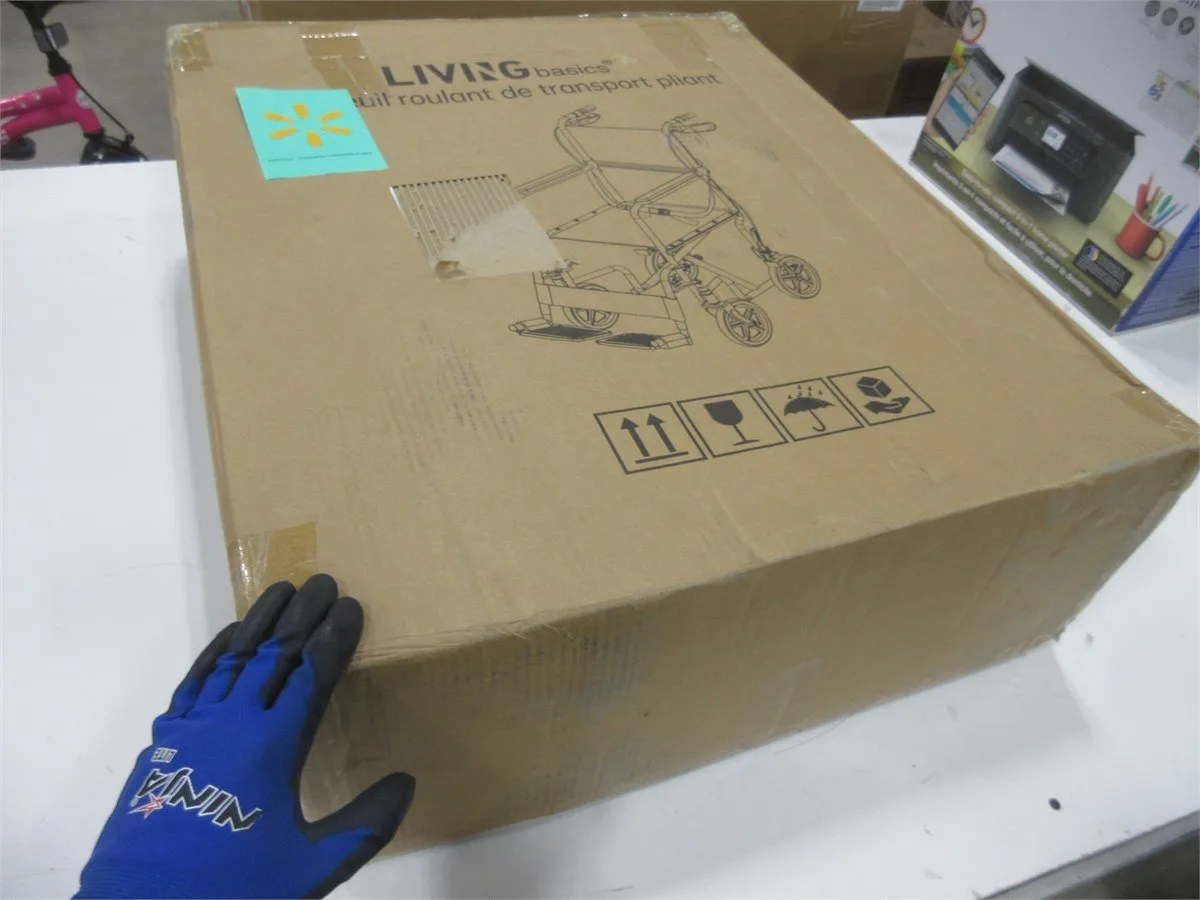 LIVINGBASICS FOLDABLE TRANSPORT WHEELCHAIR image indicator(3)