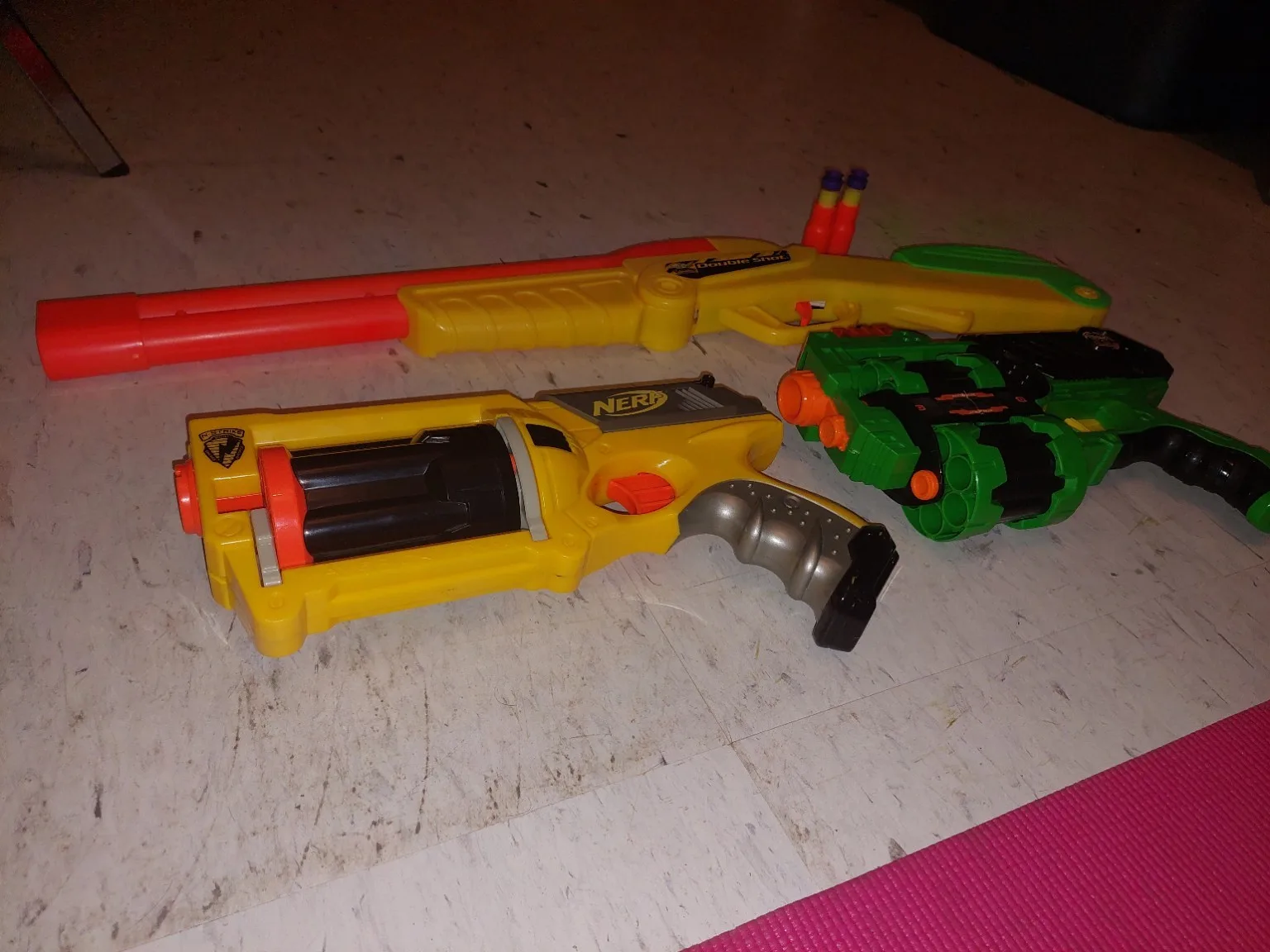 Nerf Blasters: Double Shot, X-Shot Excel, Maverick REV-6 + darts image indicator(4)