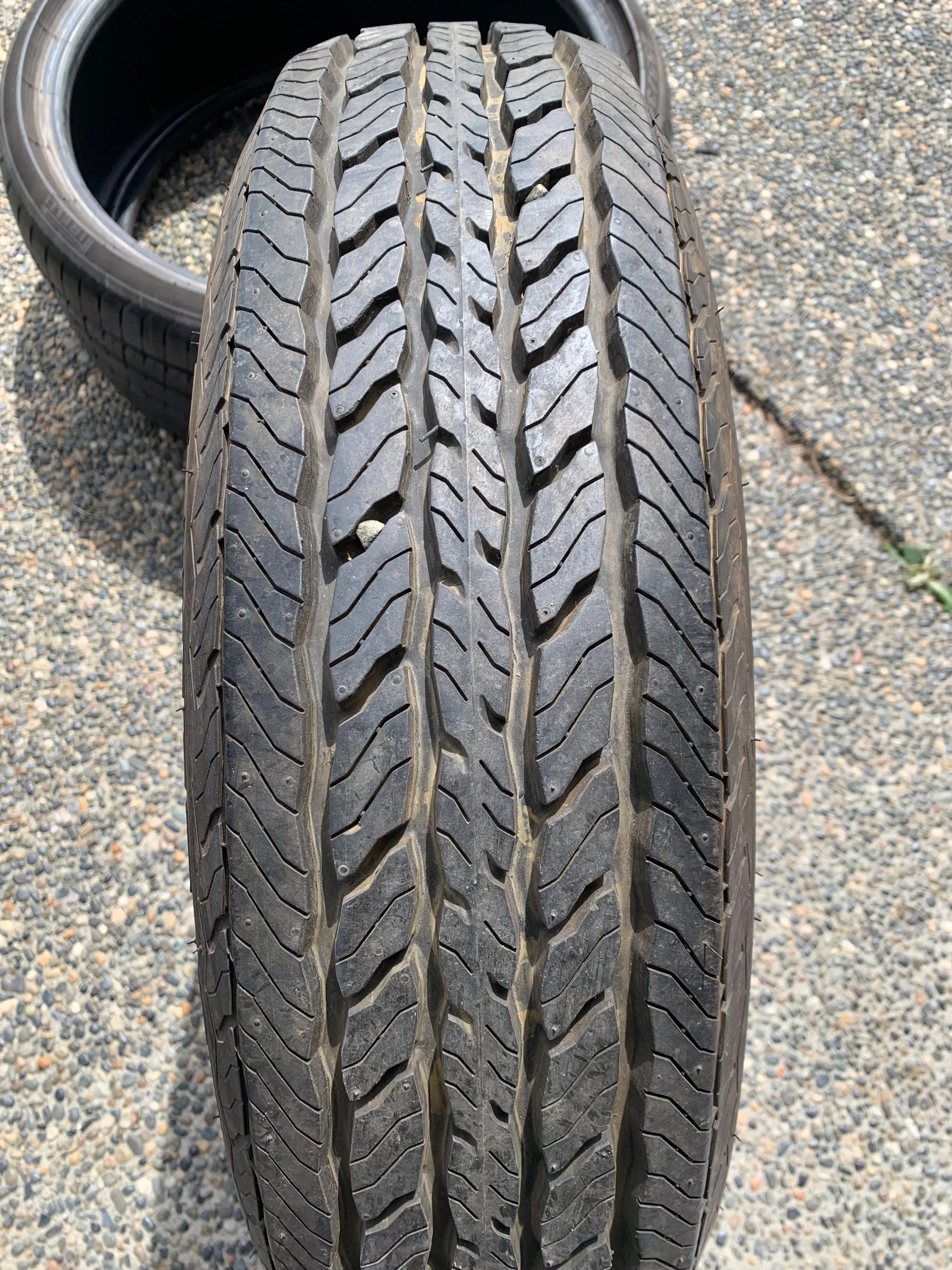 1 X single 205/75/15 TPC 1031 Uniroyal Steeler 99% tread thumbnail