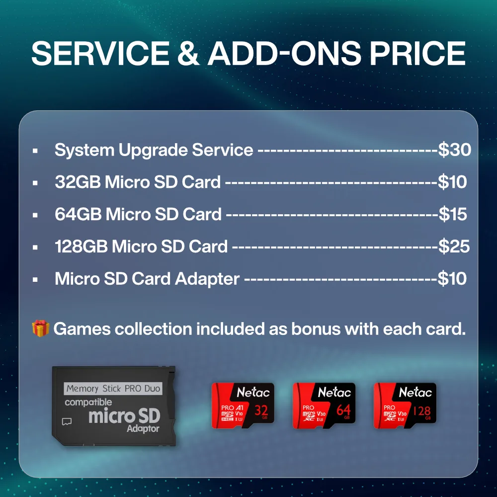 PSP System Upgrade Service and Add-on image indicator(2)