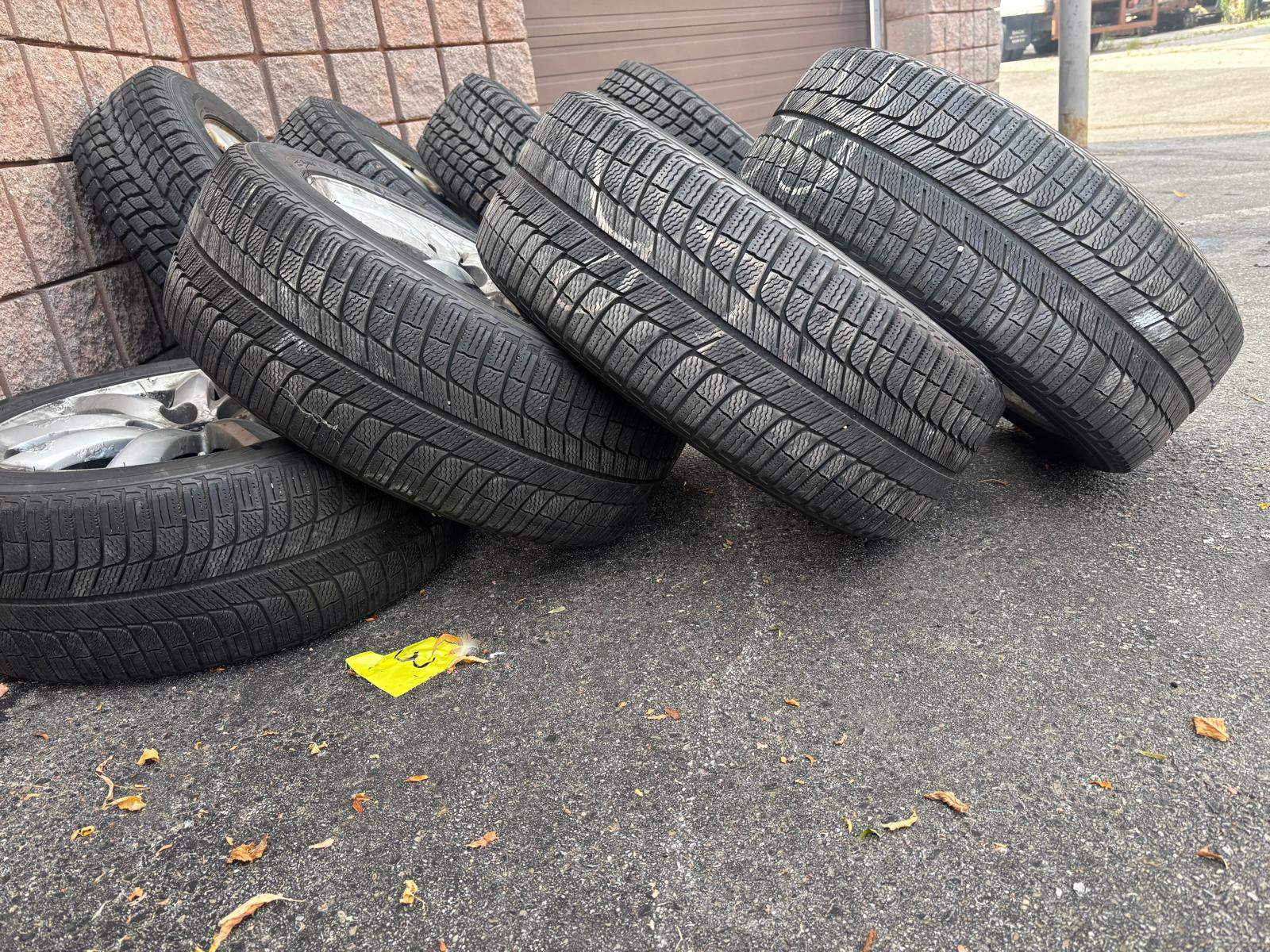 OEM 18"Lexus LS rims(5x120)+ 235/50/R18 Michelin SNOW+TPMS - photo 2