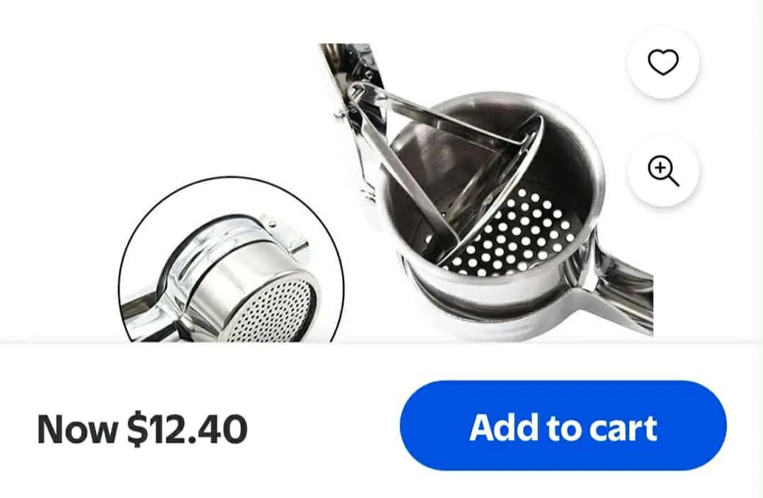 Easy to use Potato Press image indicator(6)