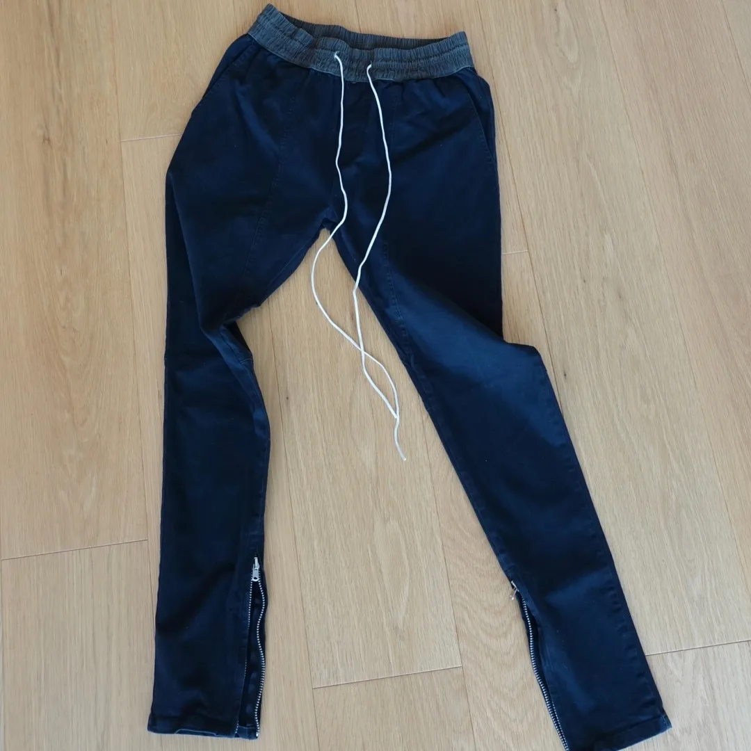 Fear Of God Fourth Collection Cotton Jogger Pant w/ Riri Zip - S thumbnail