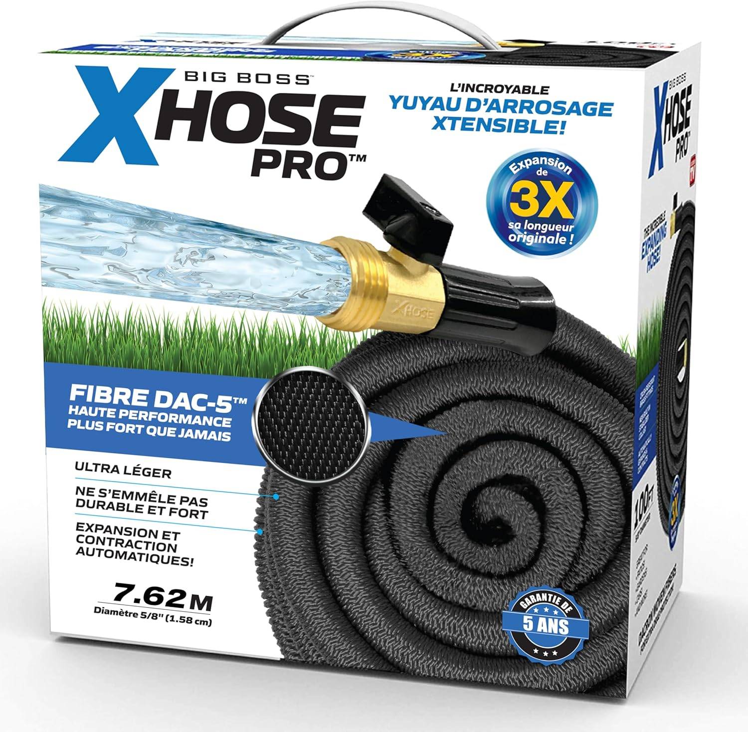 Xhose Pro Expandable Garden Hose Tough Flexible Water Hose 25 FT