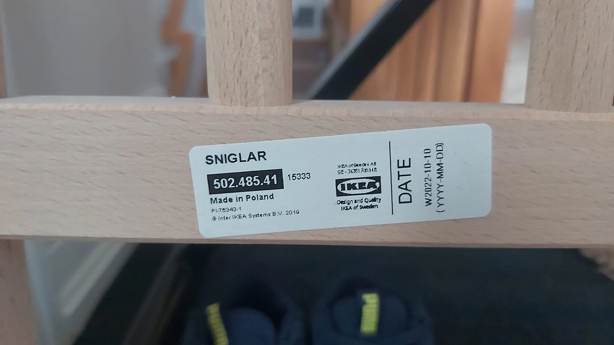 IKEA SNIGLAR Crib – Assembled Once, Never Used, Mint Condition image indicator(10)