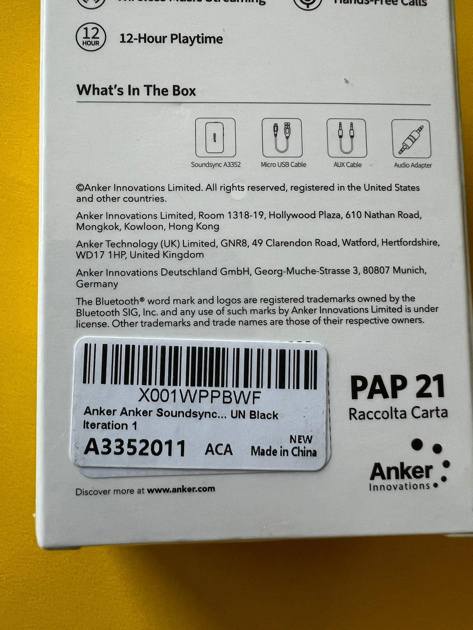 Anker Soundsync Bluetooth Receiver Music Streaming Bluetooth 5.0 image indicator(2)