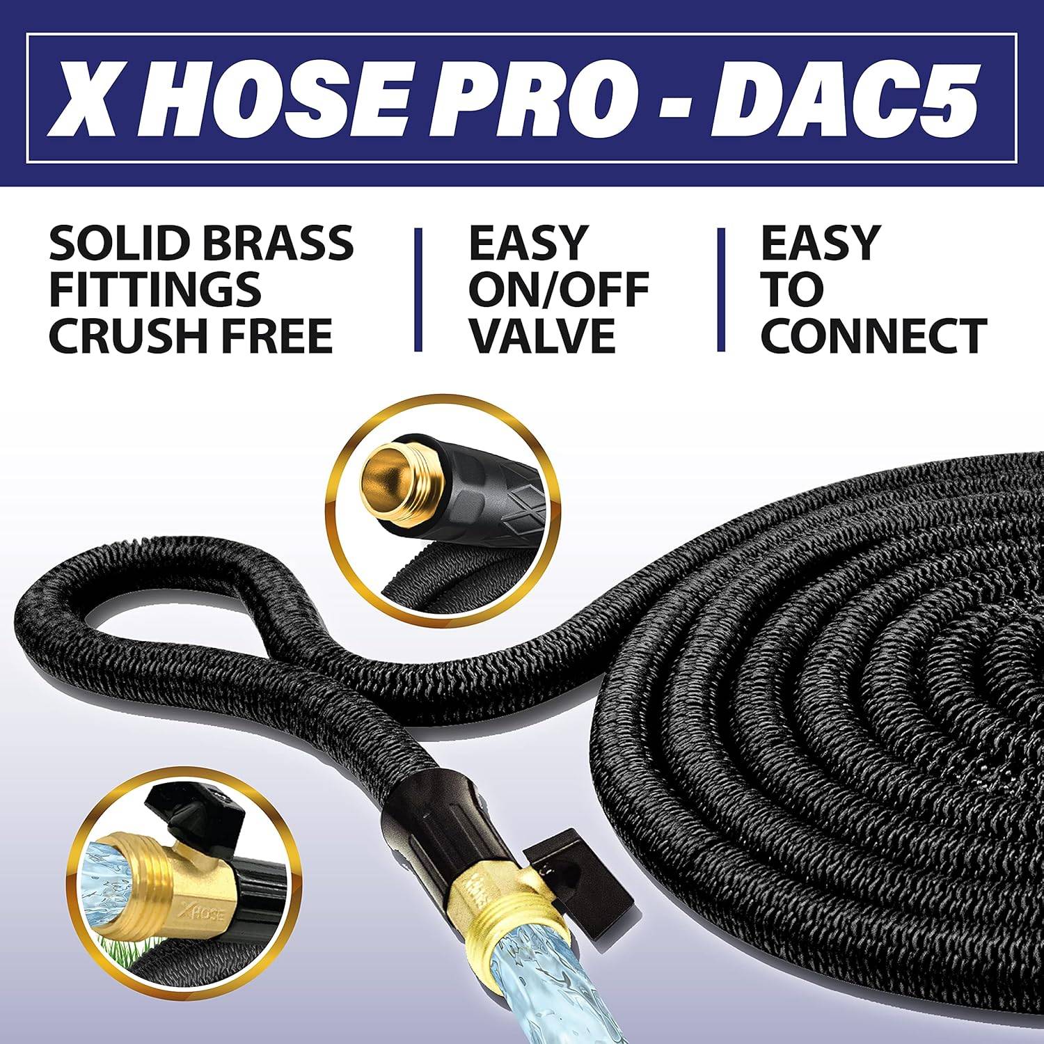 Xhose Pro Expandable Garden Hose Tough Flexible Water Hose 25 FT - photo 3