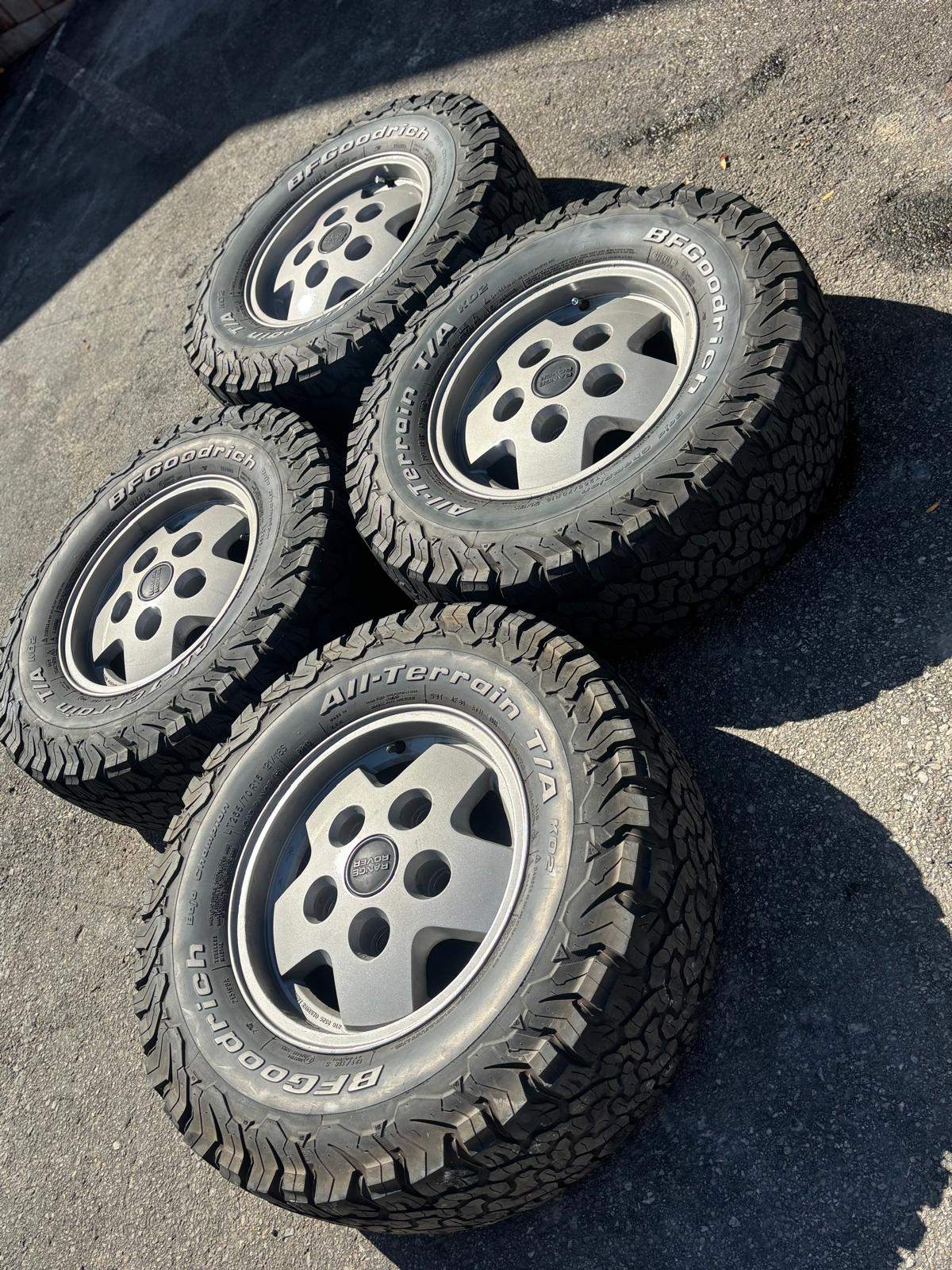 OEM 16"RangeRoverClassic/Discovery/ Defender(5x165)+BF Goodrich - photo 2