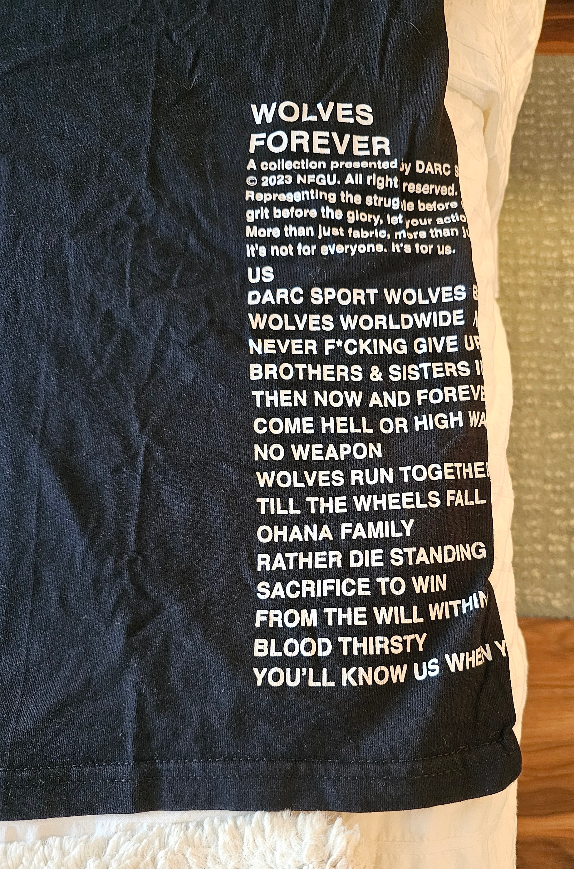 DARC SPORT "NFGU"-Wolves Forever 2023 T-Shirt - photo 3