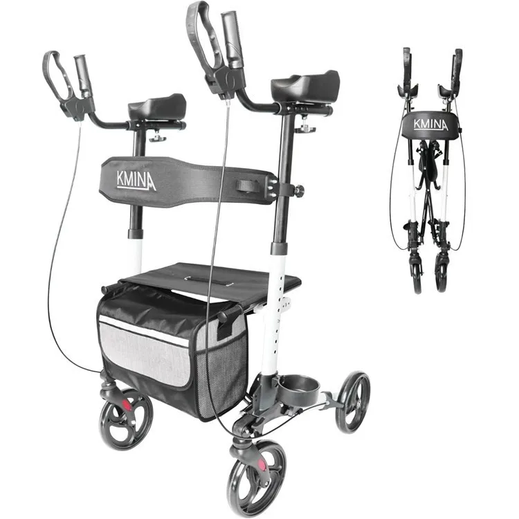 KMINA UPRIGHT ROLLATOR WALKER W/SEAT thumbnail