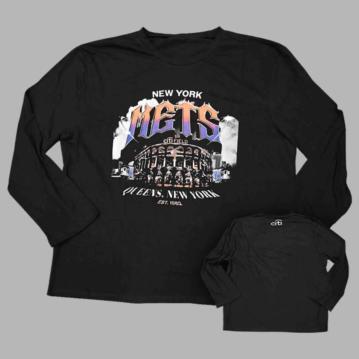 NY Mets SGA T-Shirt Long Sleeve 9/20/25 Citi Field Size X-Large thumbnail