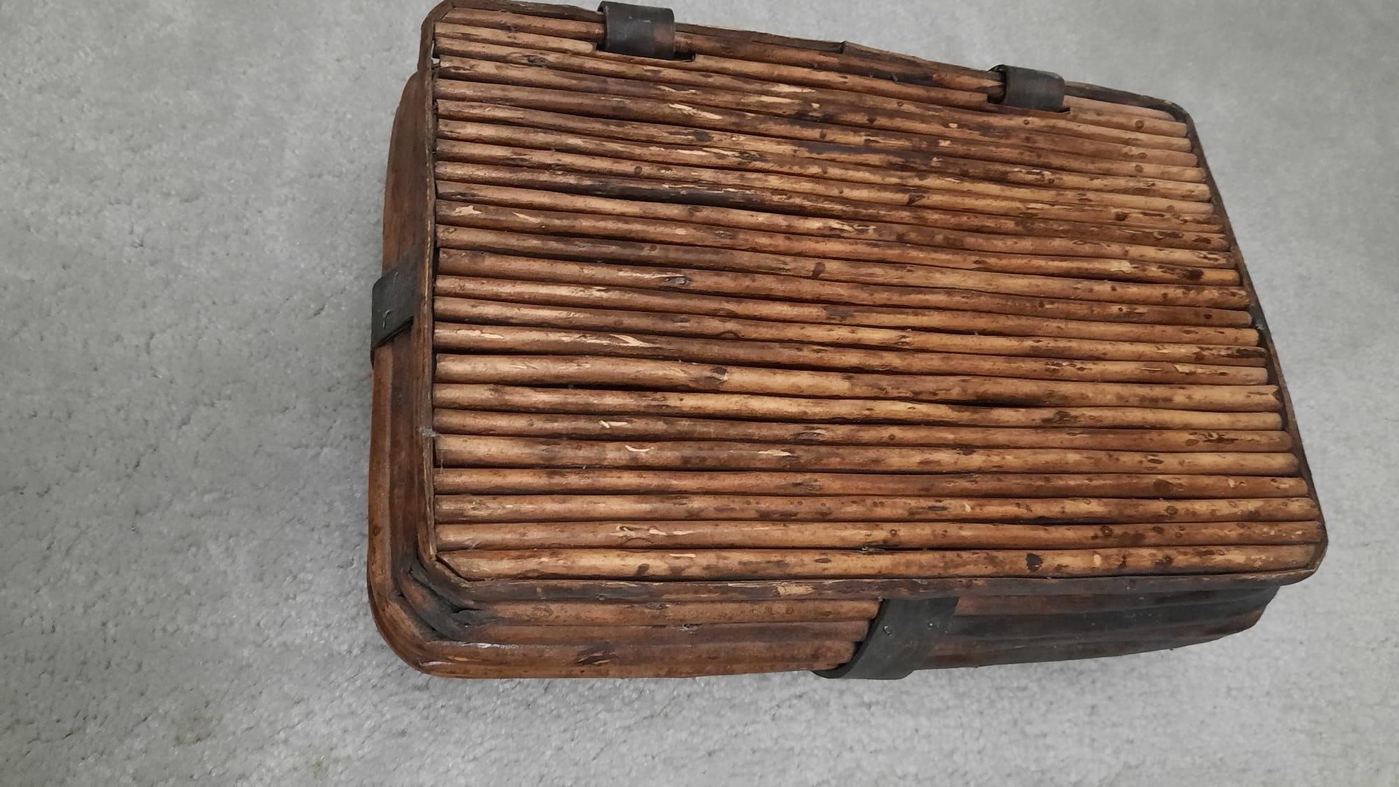 Bamboo rattan box with lid - photo 4