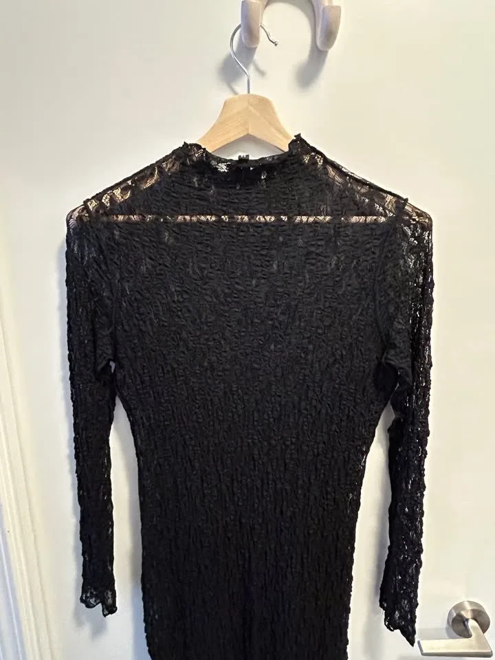 *NEW* H&M Lace Black Dress thumbnail