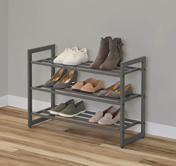 Neatfreak 3-Tier Stackable Shoe Rack – Holds 12 Pairs - photo 4