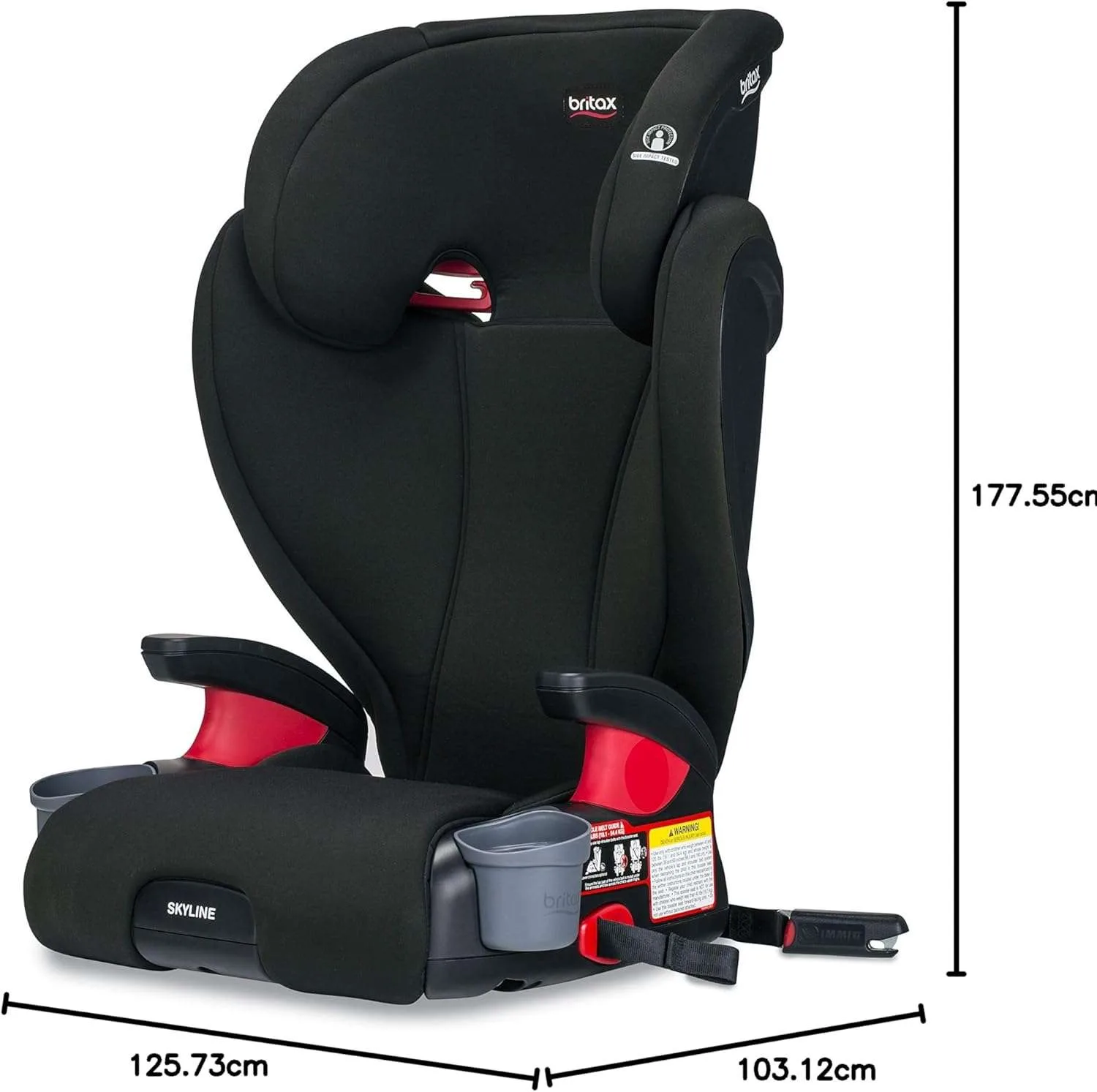 Britax Belt-Positioning Car Kids Booster Seat image indicator(3)