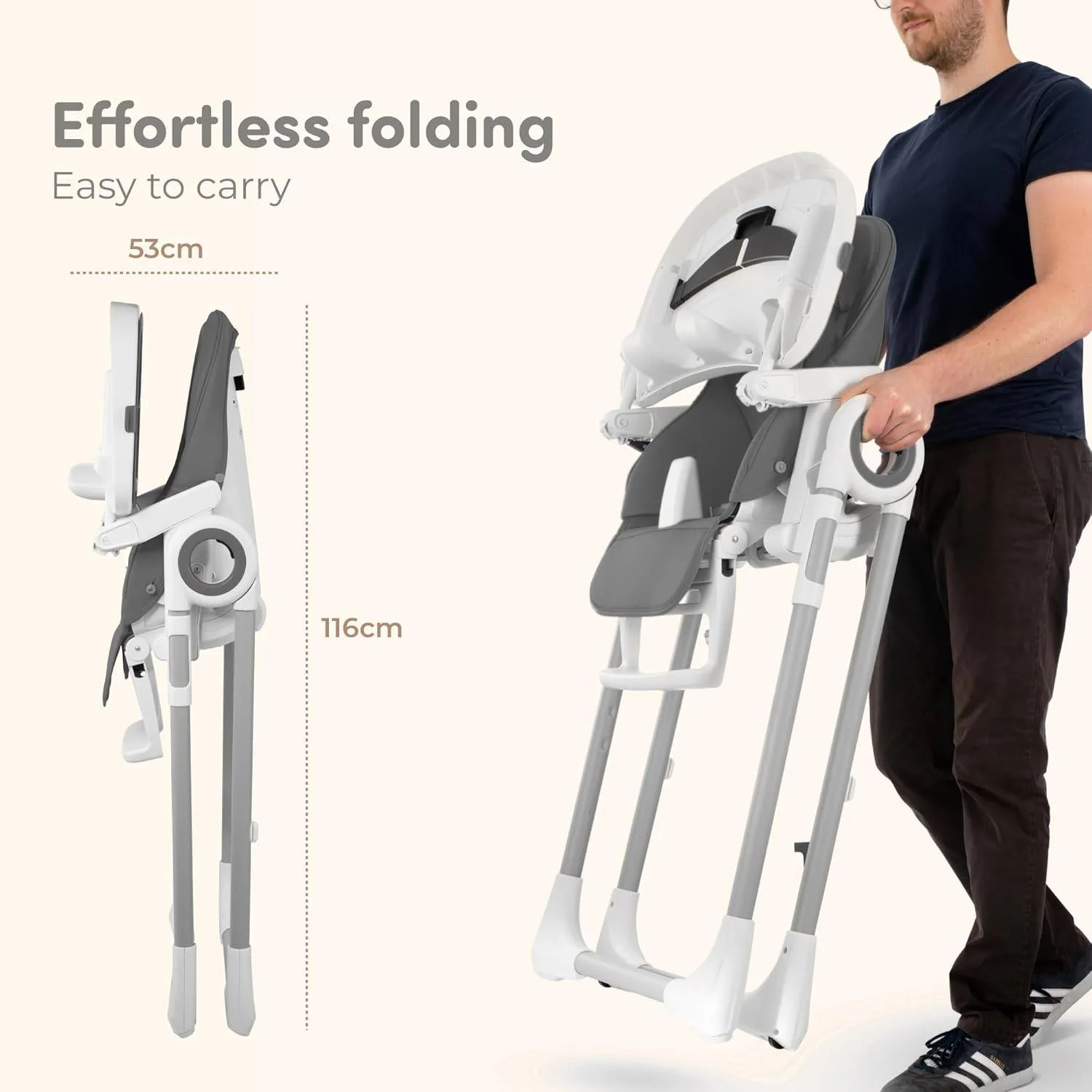 Sweety Fox Adjustable Baby High Chair image indicator(7)