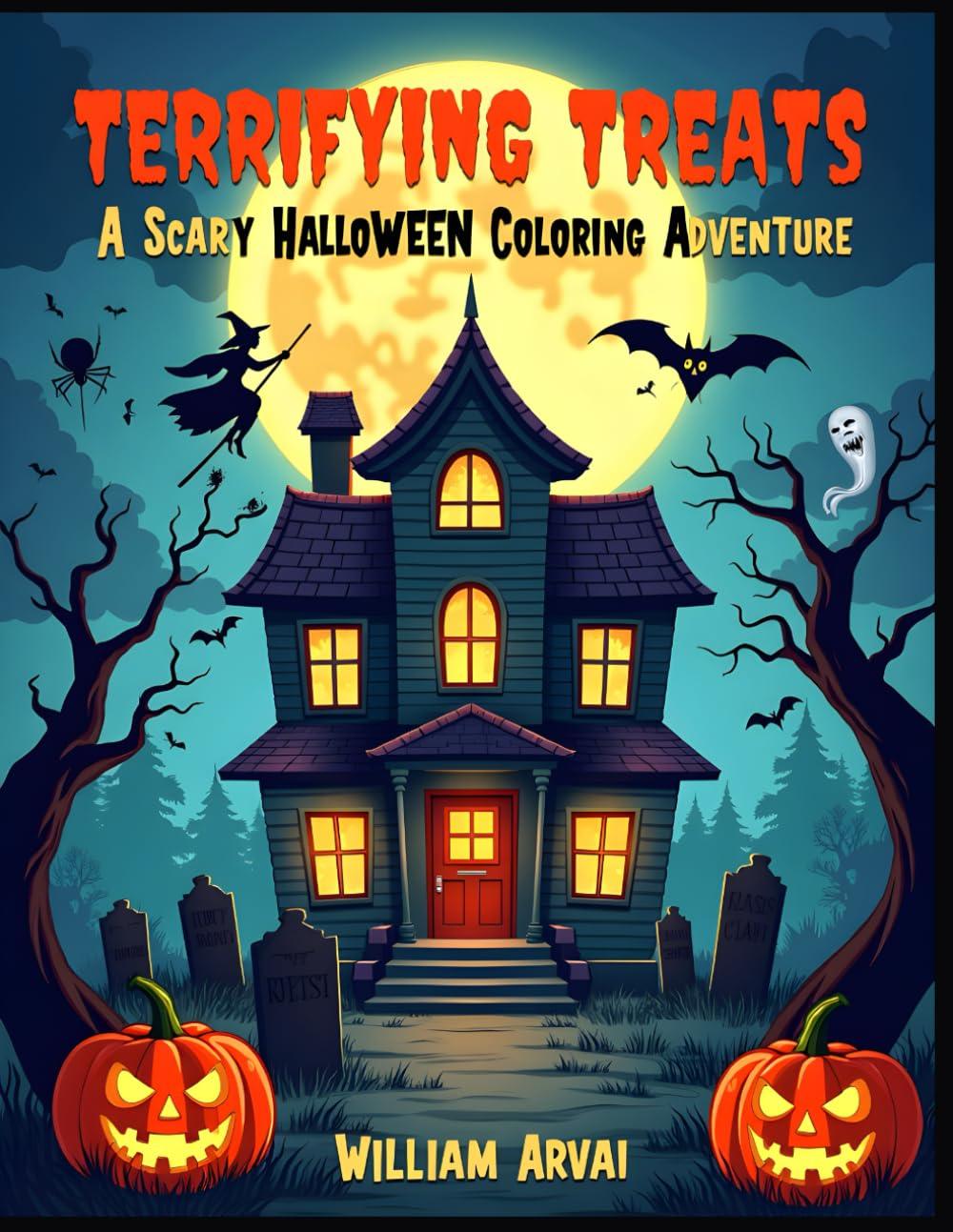 Terrifying Treats: A Scary Halloween Coloring Adventure