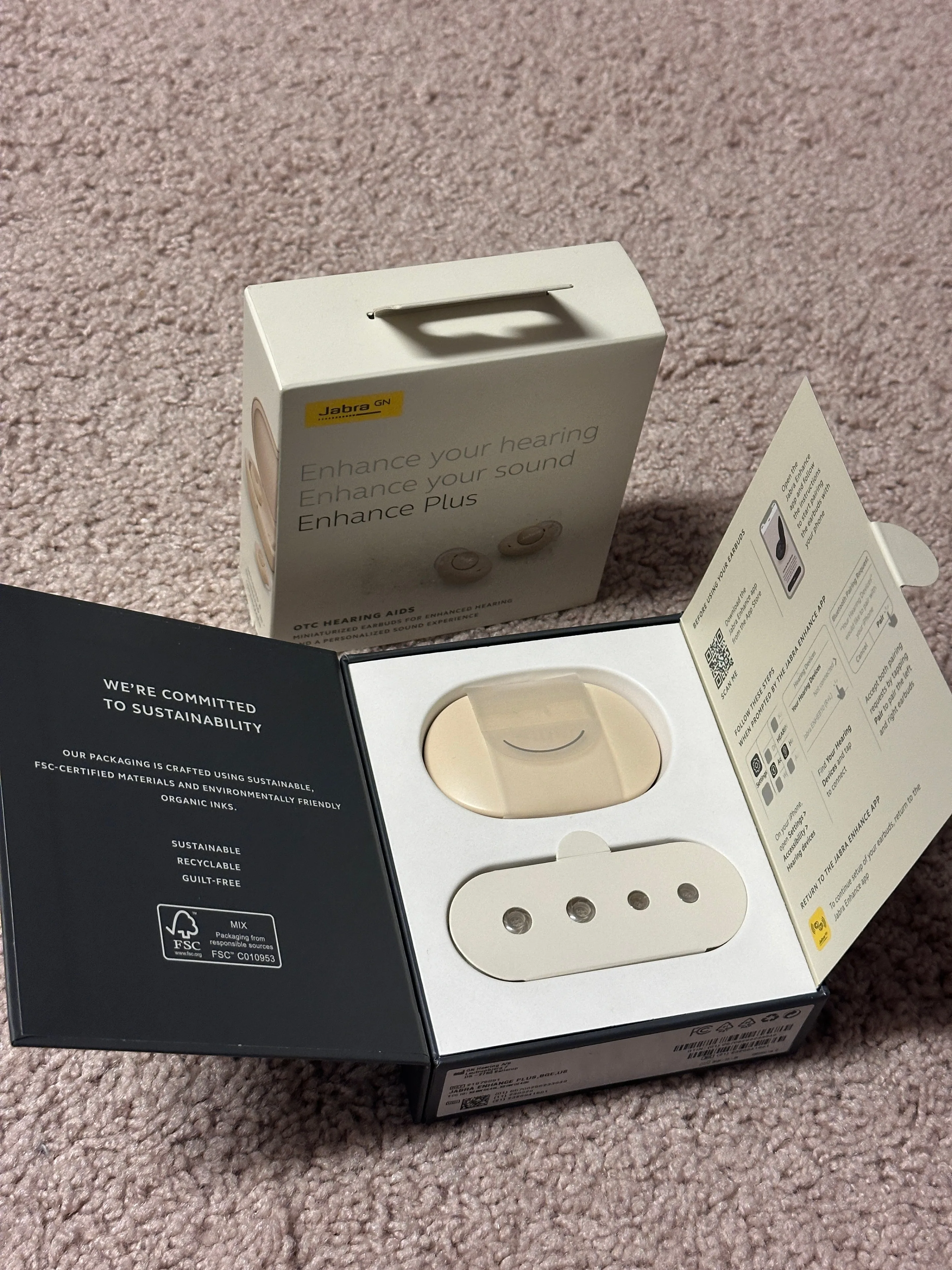 Jabra Enhance Plus Self-Fitting OTC Rechargeable AdvHearing Aids thumbnail