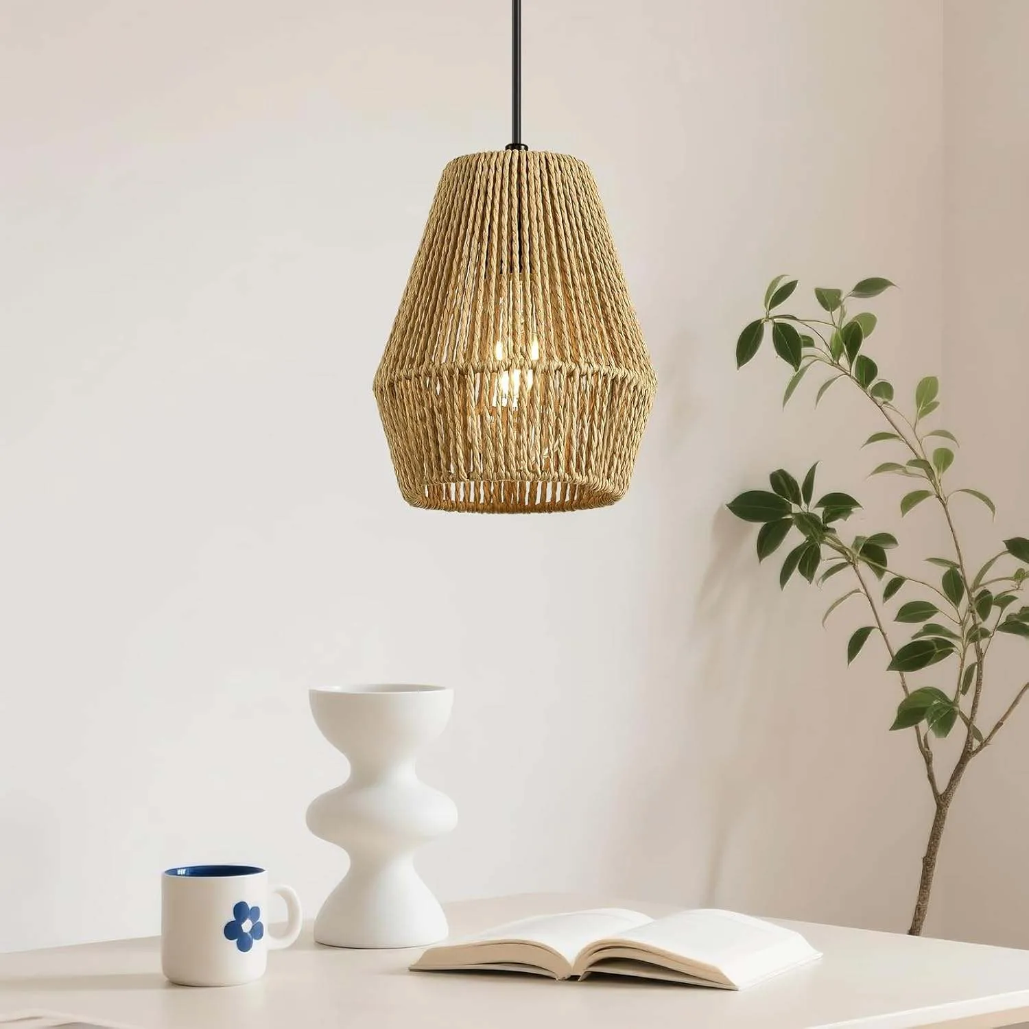 New Woven Pendant Hanging Lamp thumbnail
