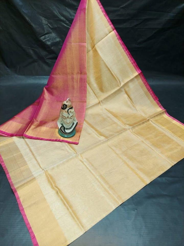 Pure Uppada Silk Saree in Pink & Beige – Elegant Wedding Saree - photo 2