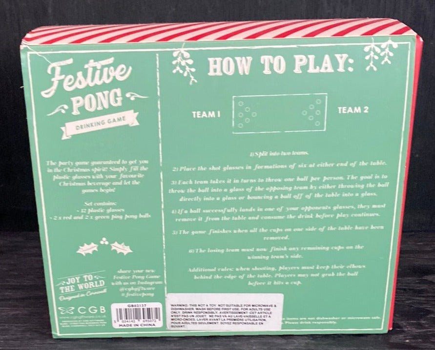 Christmas Festive Beer Pong Game - photo 3