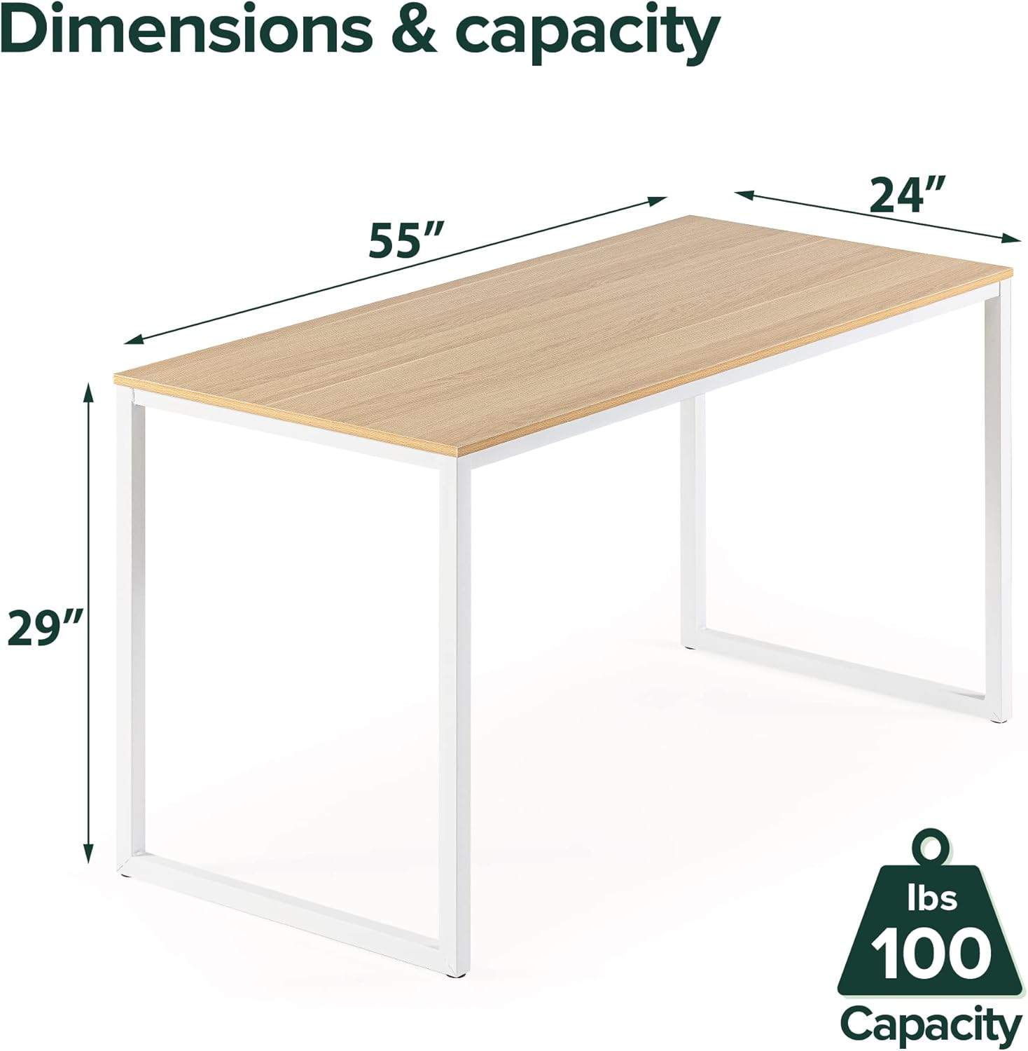 Executive Office Desk – White Oak Finish - photo 2