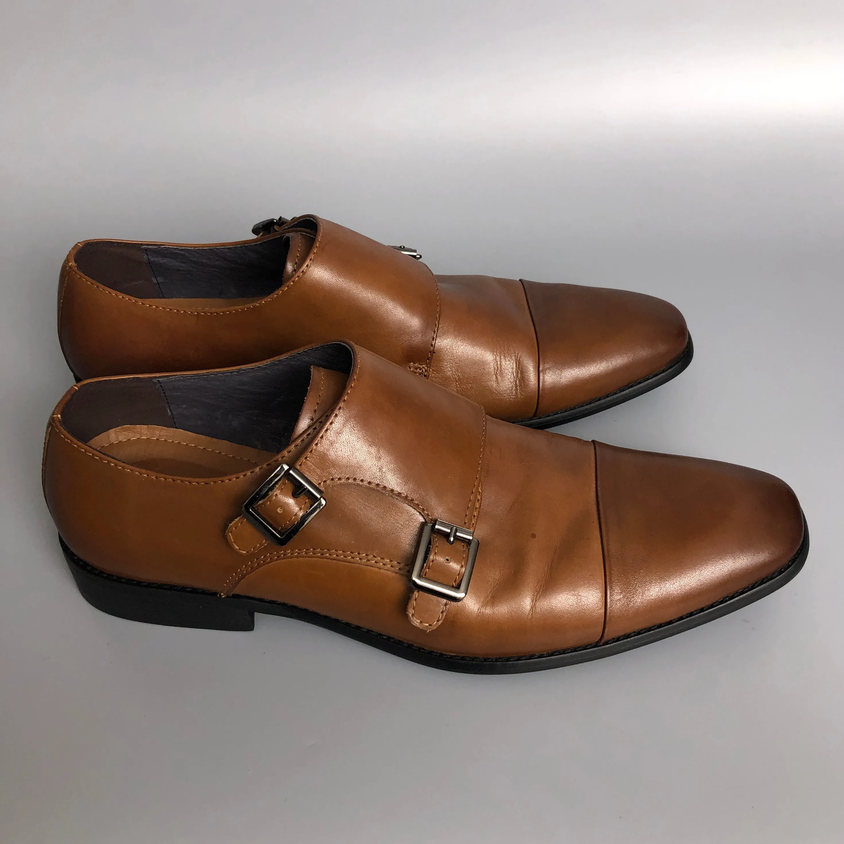 Men's Brown Leather Dress Shoes image indicator(2)