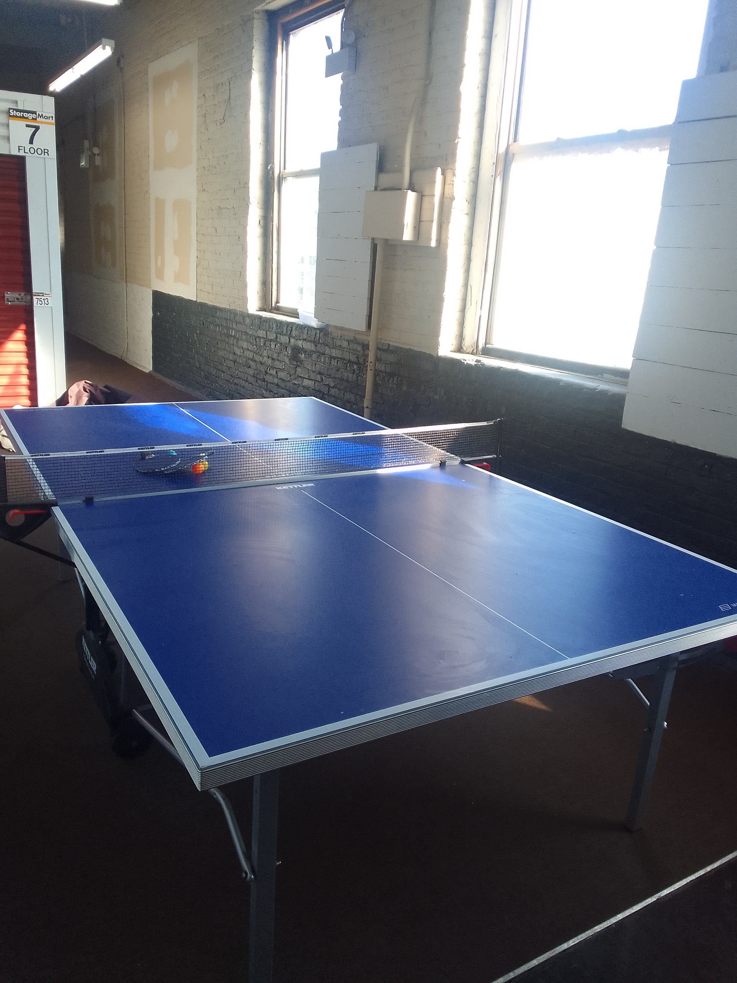 Kettler Indoor/Outdoor Ping Pong Table-includes cover & paddles